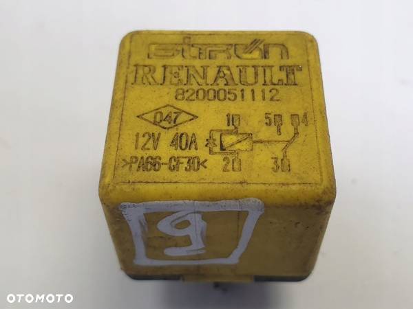 Renault PRZEKAŹNIK 40A 8200051112 - 2