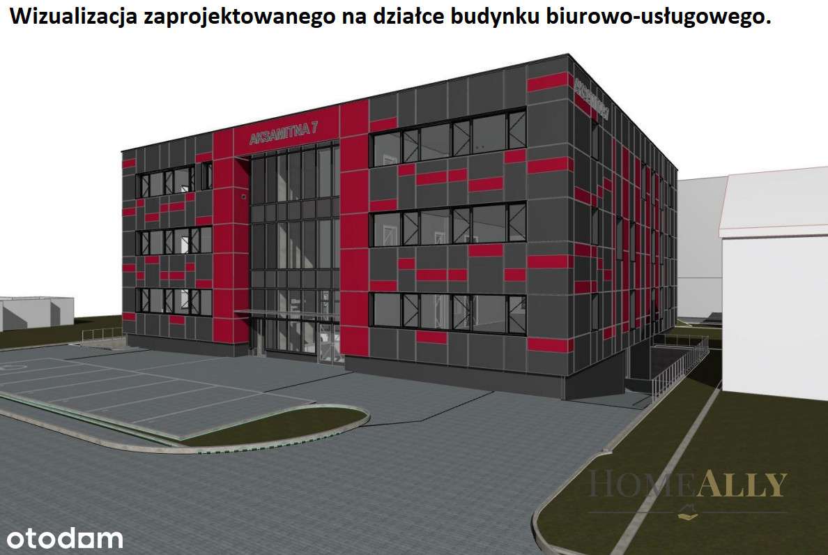 Działka 1466 m2 pod biurowiec 2400 m2 pu z pnb - Pełny obrazek: 4/4