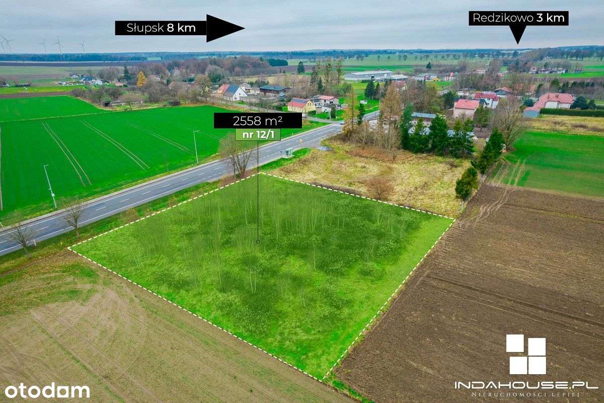 Duża działka z WZ na 2 budynki - Pełny obrazek: 1/9