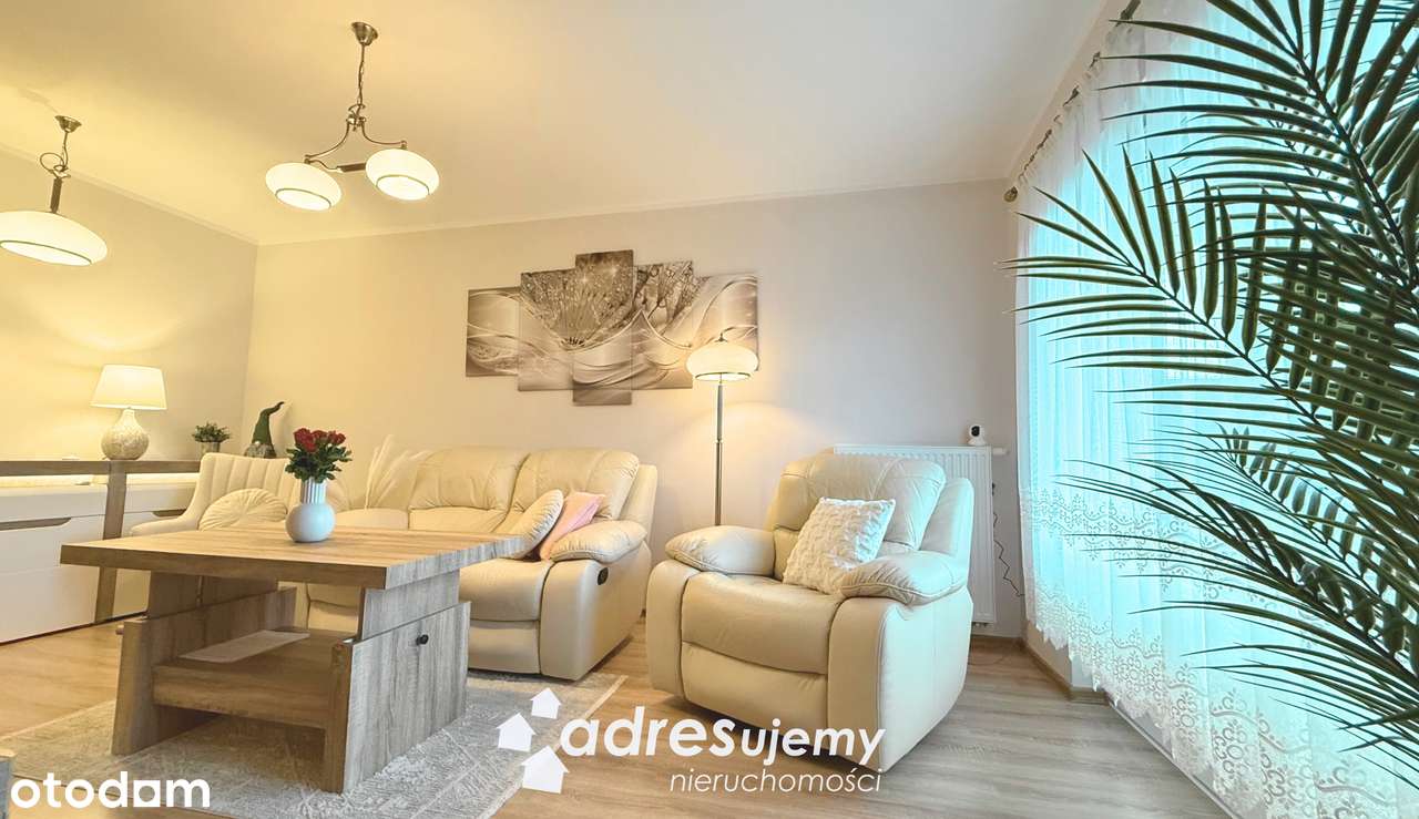 Eleganckie mieszkanie 46 m² z ogródkiem i miejscem parking. Redzikowo-3