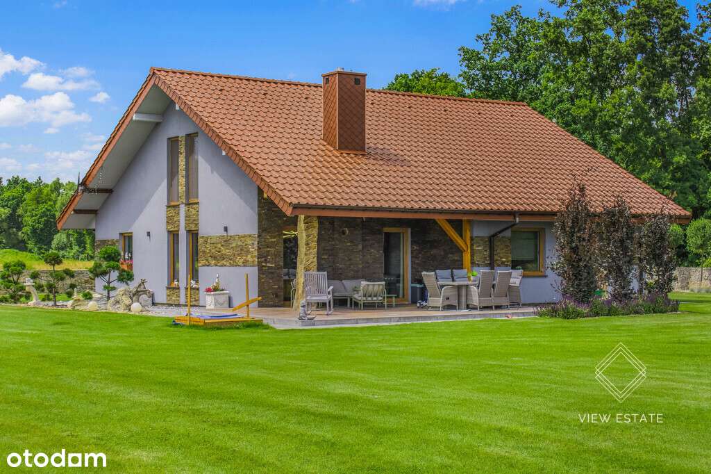 Las | działka 3000 m2 | basen | nowoczesny design-16