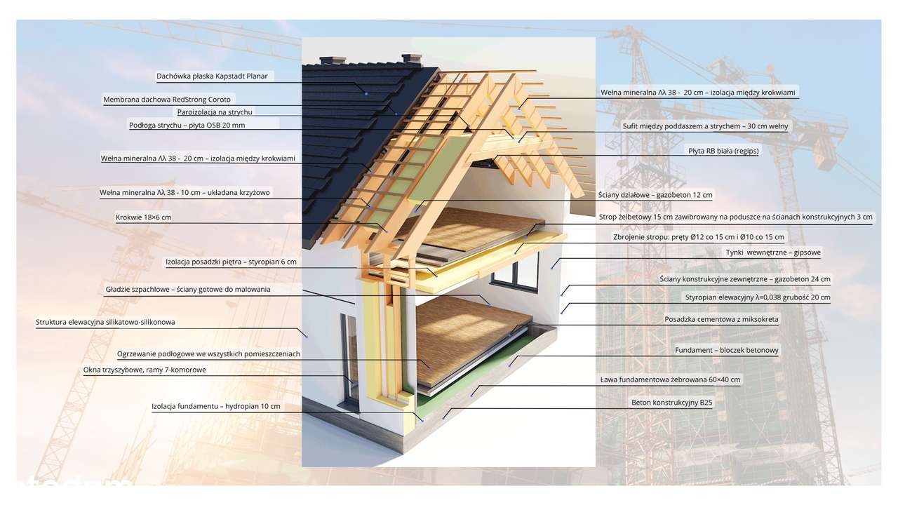 Dom oddzielony garażami-11