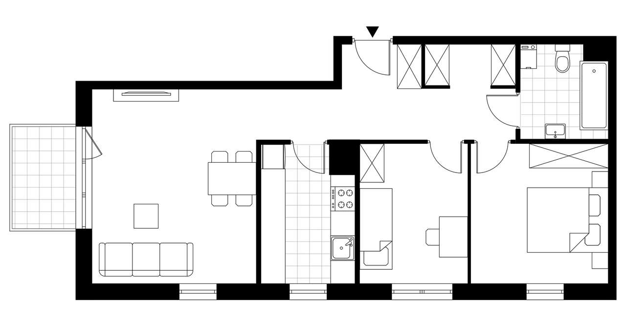 Ursus Classic | mieszkanie 3-pok. |C1_87 - Pełny obrazek: 4/9