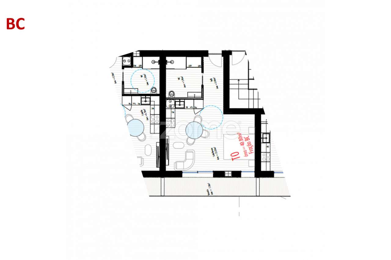 Apartamento T0 c/ Varanda, Freamunde, Paços de Ferreira (Fração BC) - Grande imagem: 4/16