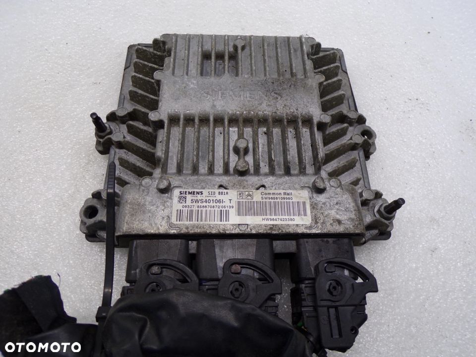 STEROWNIK KOMPUTER ECU CITROEN PEUGEOT 9656109980 - 1