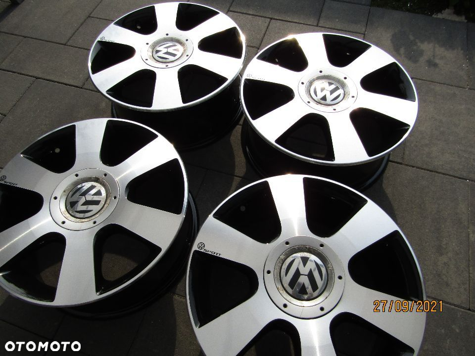 FELGI VW TOURAN 1T0 GOLF PASSAT CADDY 5X112 6,5X16 ET 50 ŚRODEK 57 MM  ORYGINAŁ NR.1T0601025C - 18