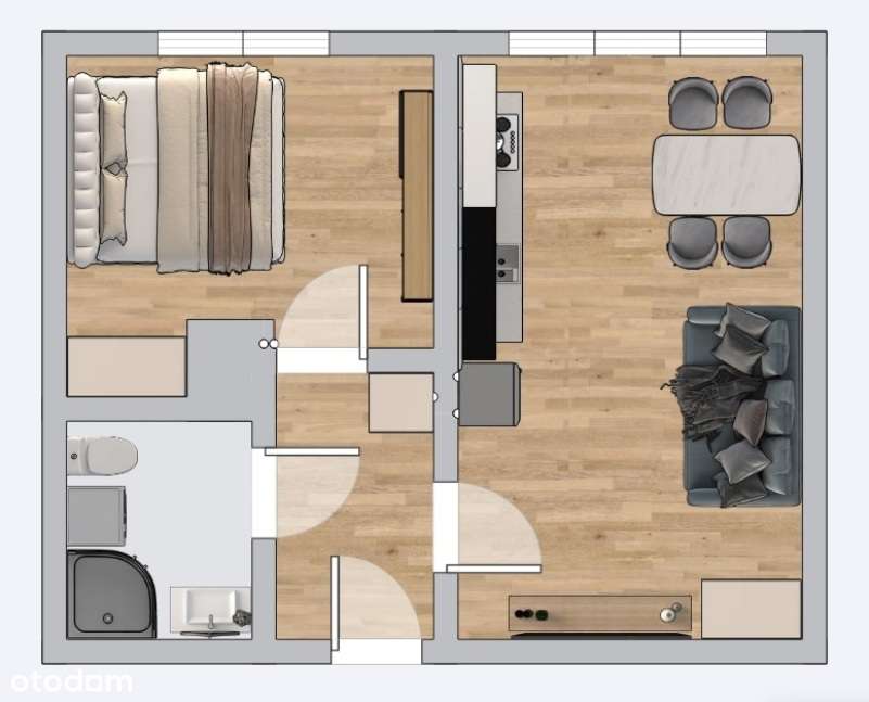 DWA POKOJE |Wrotków, ul. Samsonowicza |po remoncie | BEZ PROWIZJI-11