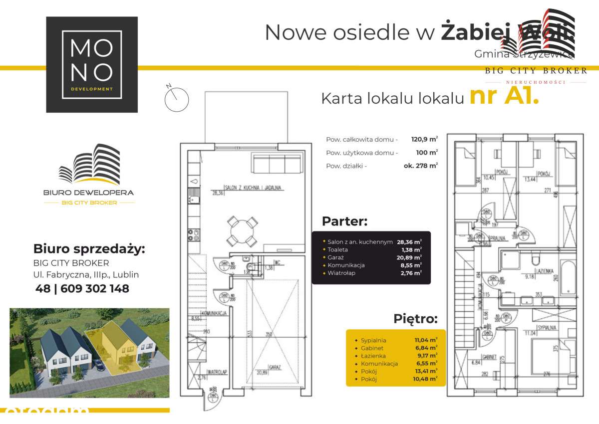 120 M2 w bliźniaku/OSIEDLE Mono/ Żabia Wola-8