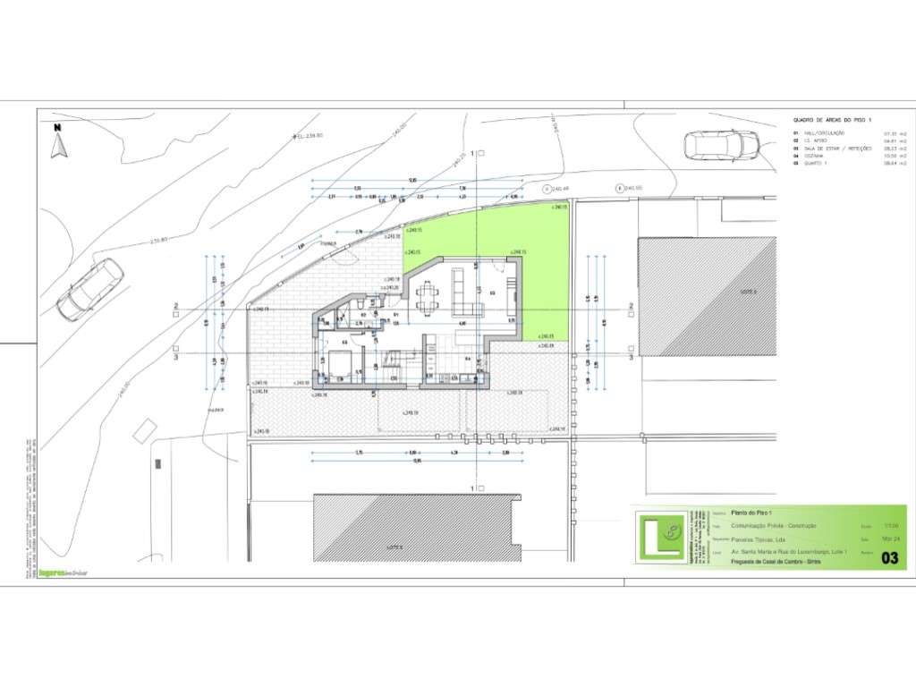 Venda de 1 moradia isolada para construção V4 de acordo com projeto... - Grande imagem: 2/3
