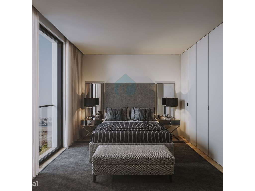 Excelente T1 no Edifício Douro Mar, Canidelo-7