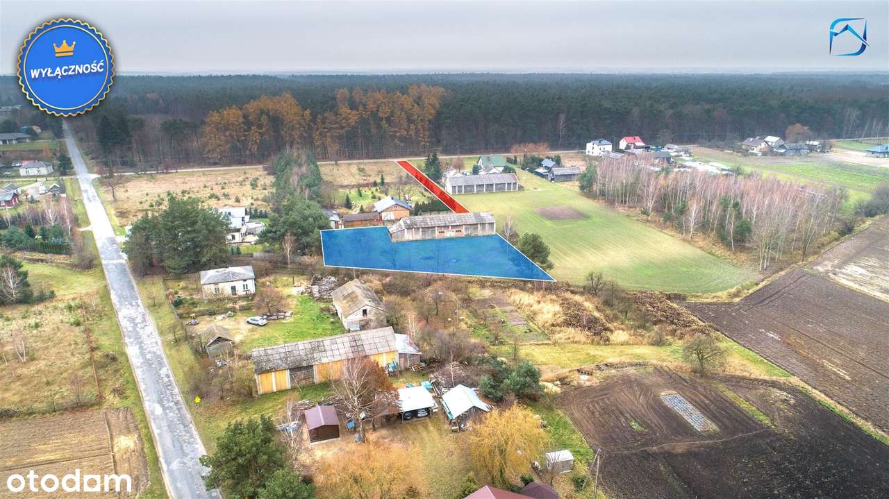 Działka budowlna w Kozłówce - Pełny obrazek: 4/8