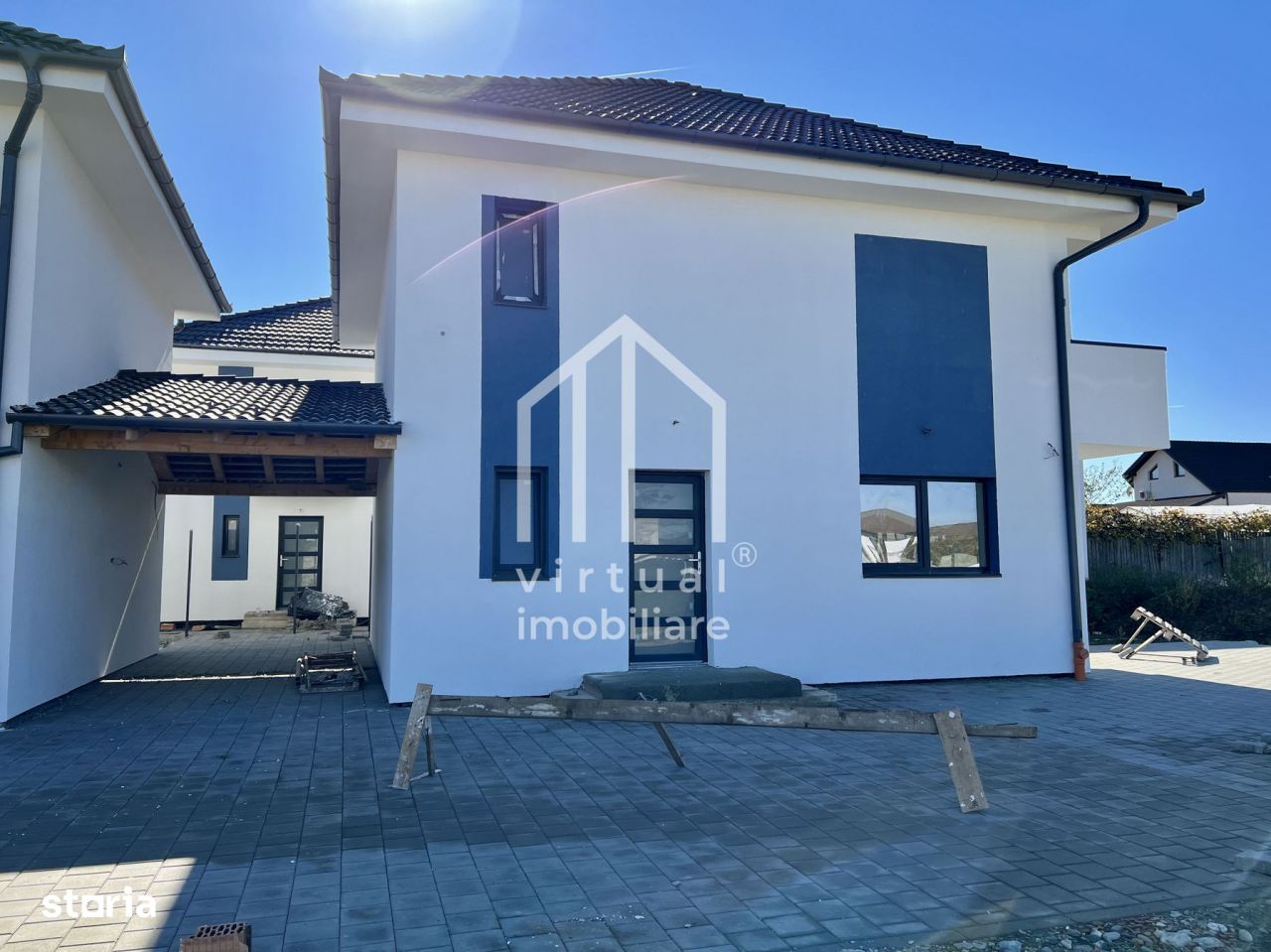 Casa individuala - 4 camere,  teren 194 mp, 2 parcari | tva 19% inclus