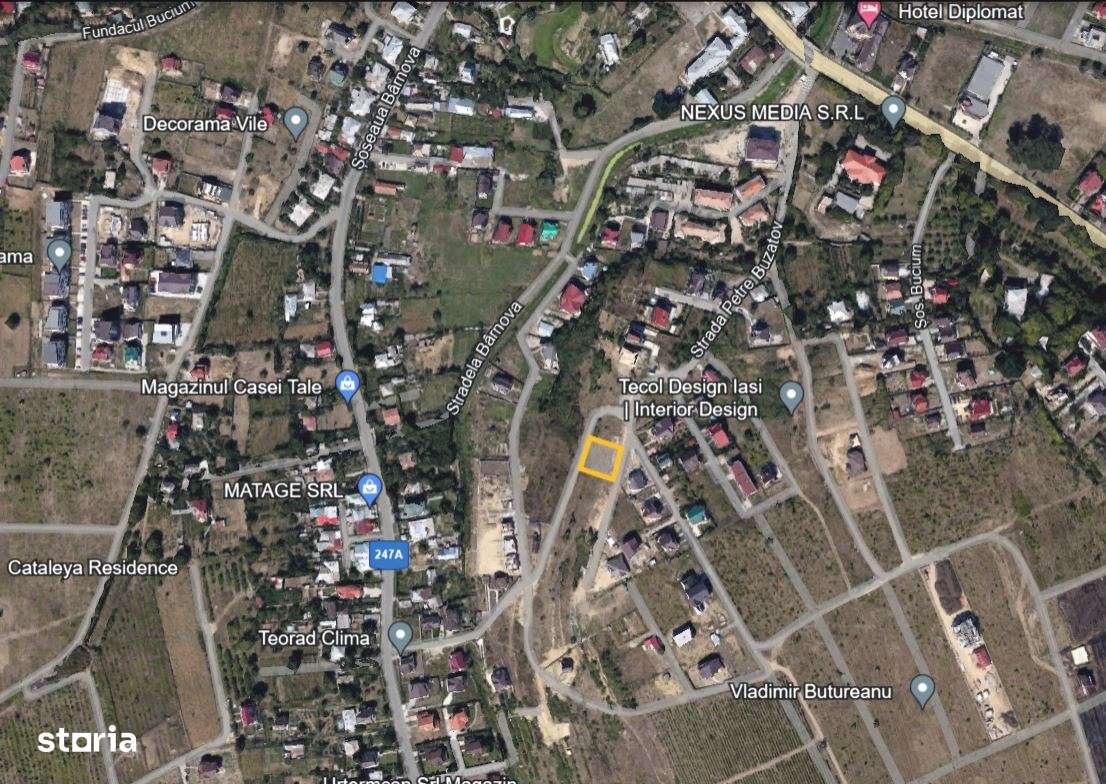 Teren intravilan Bucium 627 mp - Comision 0%-4