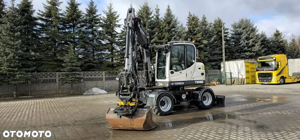 Terex TW85  rototilt z szczypcami webasto super  stan 4 łyżki widły - 26