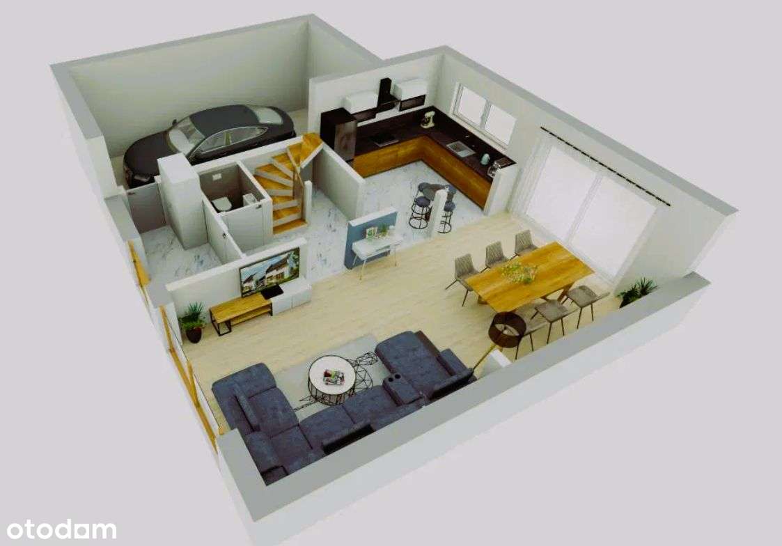 * dom 8 km od Bemowa, CICHO * Gotowy do odbioru* OZE - Pełny obrazek: 4/6