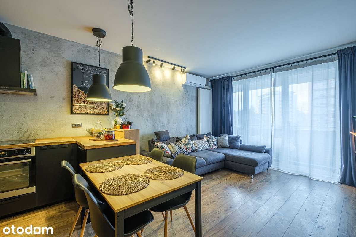 3 pokoje z dużym balkonem i klimatyzacją | 700 m do PKM | 2017 r - Pełny obrazek: 2/19