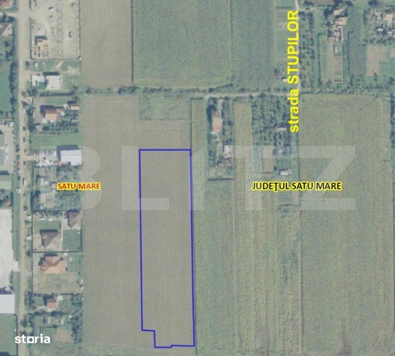 Oportunitate! Teren intravilan, 9433 mp zona strada Careiului