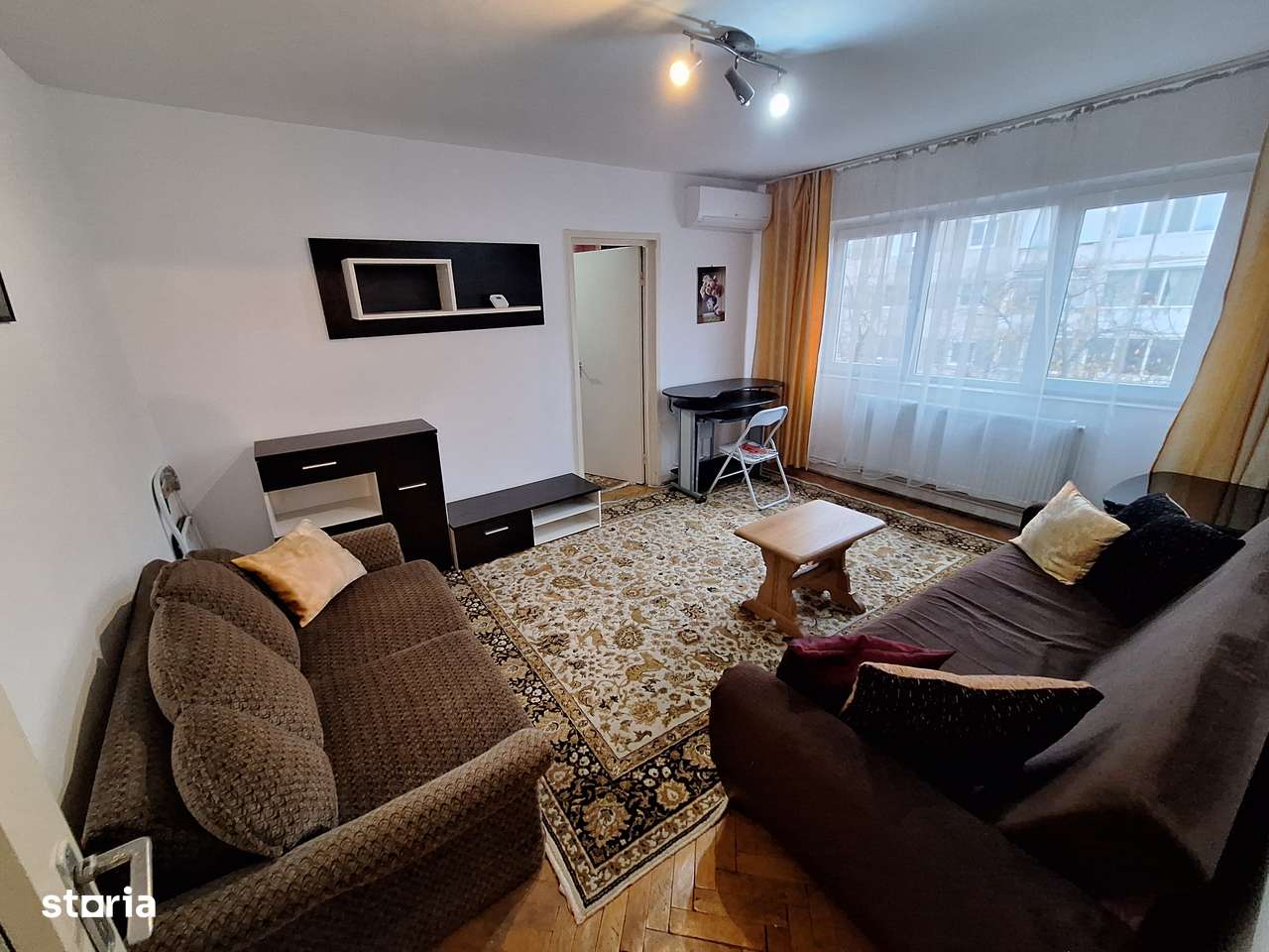280 euro.Ap.cu 2 camere Et 3  cu centrala proprie Zona Dacia - Imagine principală: 4/10