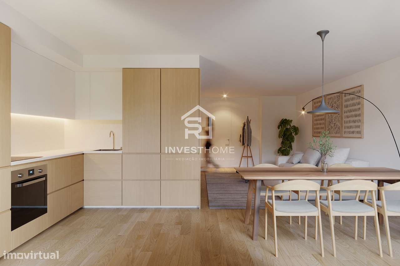 Apartamento T3 Smart | Nova Construção | Lug Estacionamento | Varanda - Grande imagem: 5/10