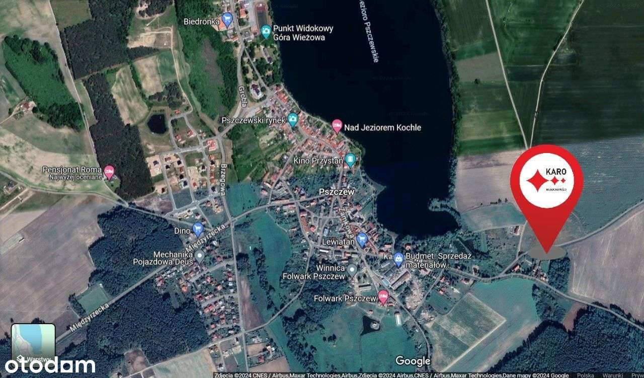 NIŻSZA CENA ! Działki z WZ, Pszczew, jezioro, las-5