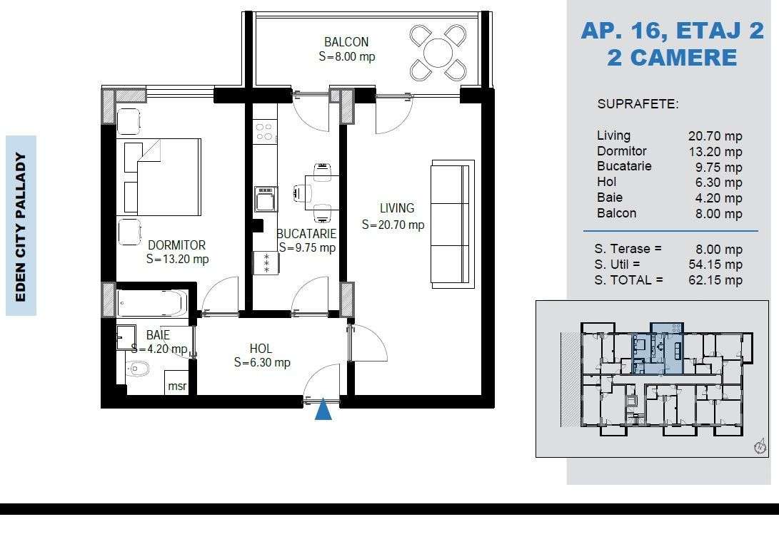 AP. 2 CAM. SPATIOS IN BLOC P+4 / SCOALA BRAUNER , METROU TECLU!