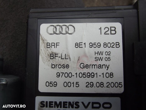 Butoane Geam Audi A4 B7 ab 2004-2007 macara geam Audi A4 B7 fata spate - 5