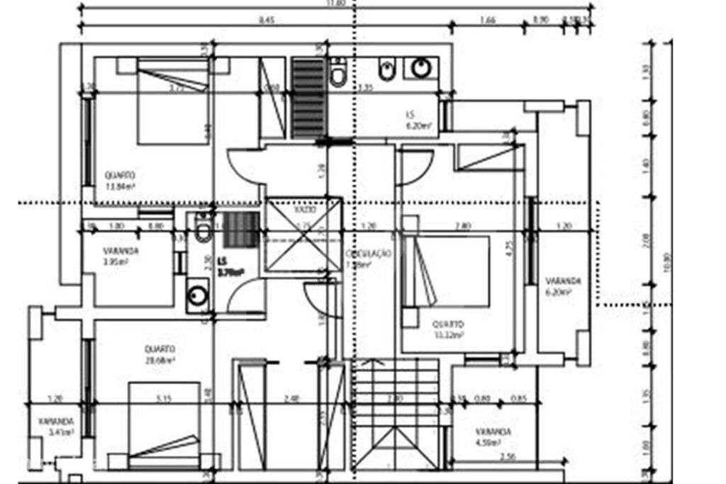 Moradia Geminada T3 com Piscina em Vale de Milhaços - Grande imagem: 4/5