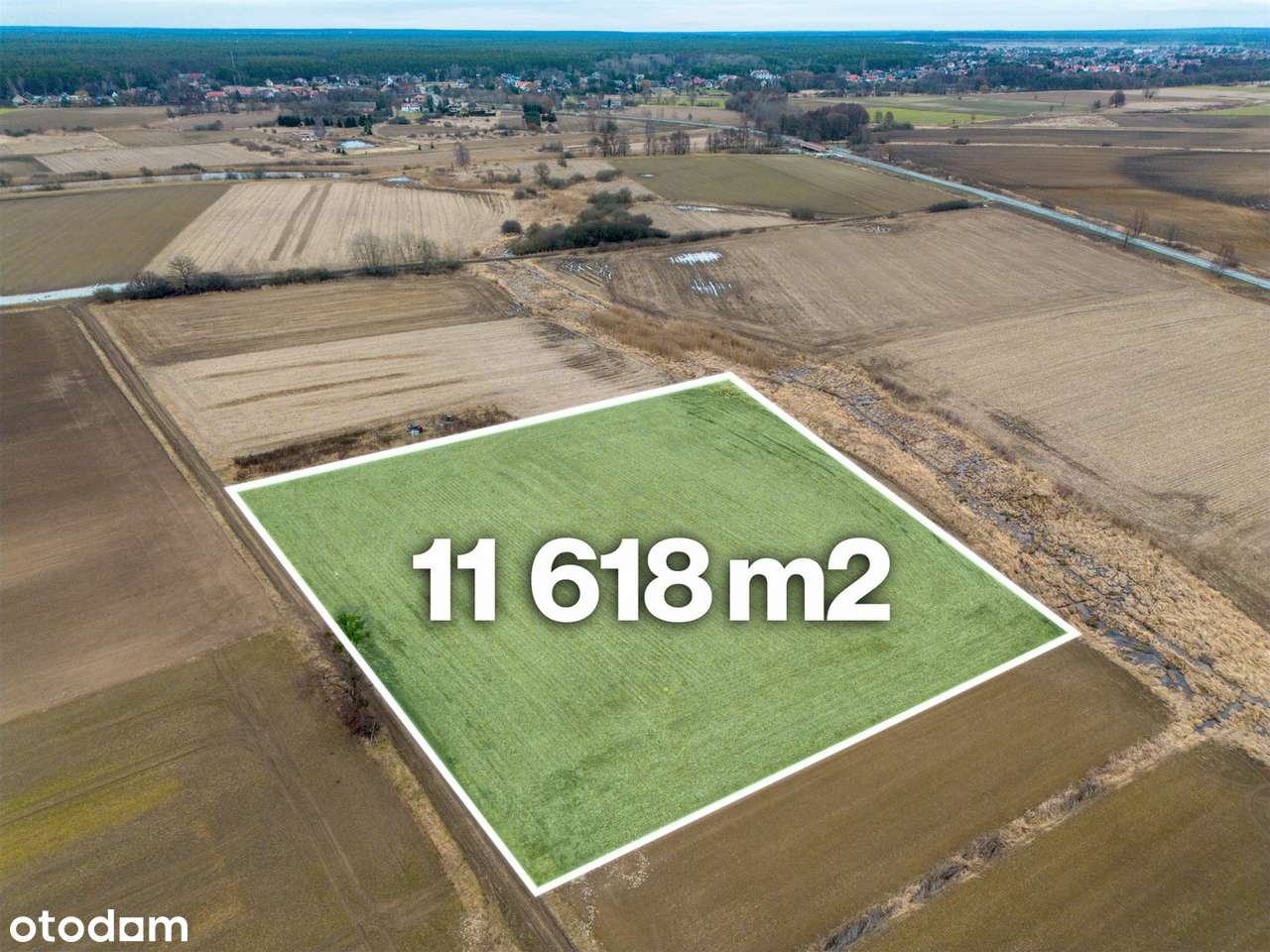 Działka Rolna 11 618 m2 pod Bystrzycą (Oława)-0