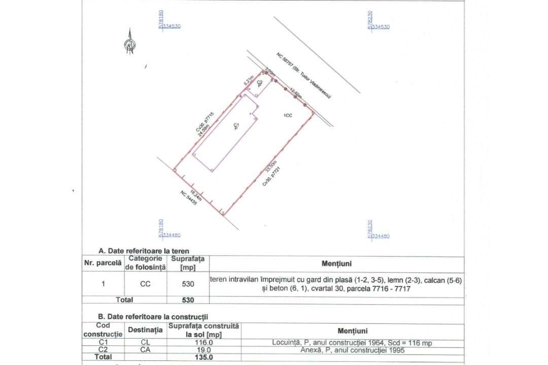 Chitila – T. Vladimirescu, casa individuala 4 camere, lot 530 mp. - Imagine principală: 5/19