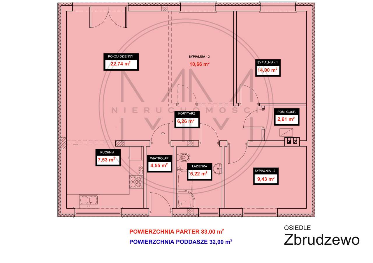 Dom o powierzchni 115 m² + 2 działki każda po 400 m²-19