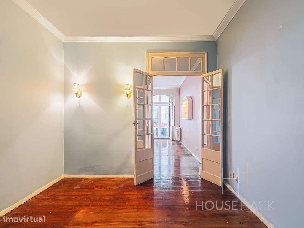 Apartamento T3 com logradouro na Rua de São Bento-8
