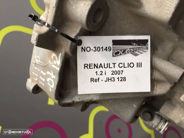 Caixa 5 Velocidades Renault Clio III / Modus 1.2i 75Cv de 2007 - Ref: JH3128 - NO30149 - 5