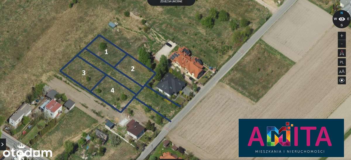 Działka z Mpzp pod 4 bliźniaki. Pum ok 1799 m2-0