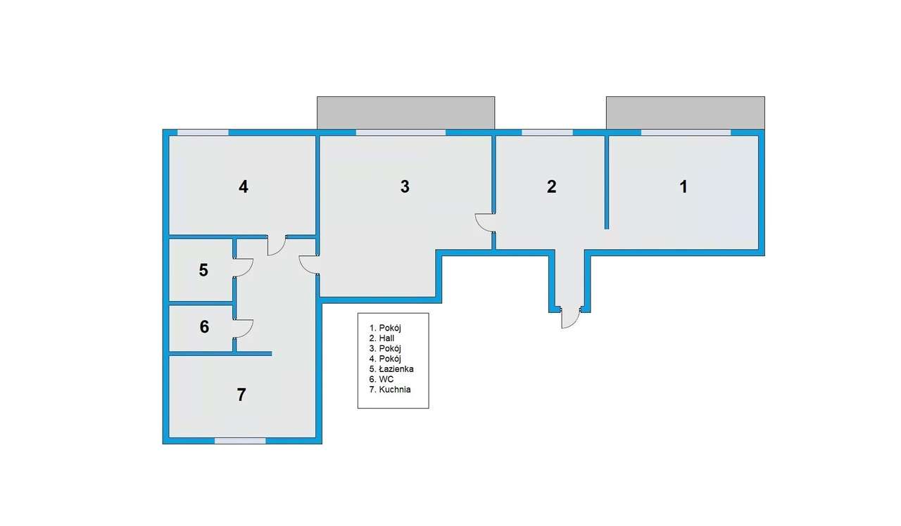 3-pokojowe mieszkanie z dwoma balkonami - ul. Hubala-15