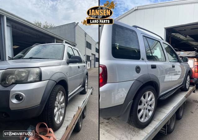 Land Rover Freelander Facelift peças usadas jantes 18 bancos pele farois 2004 estribos - 12