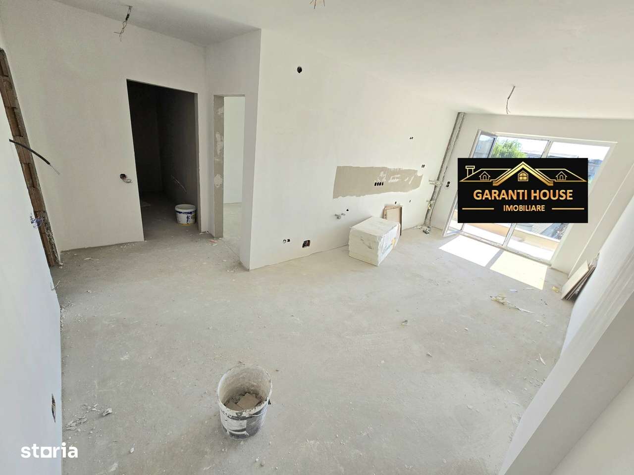 Comision 0%, apartamente cu 2 camere, semifinisate, 63 607€ TVA inclus - Imagine principală: 3/5