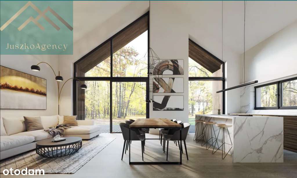 Domy w Różnowie.Stan surowy otwarty, duża działka-9