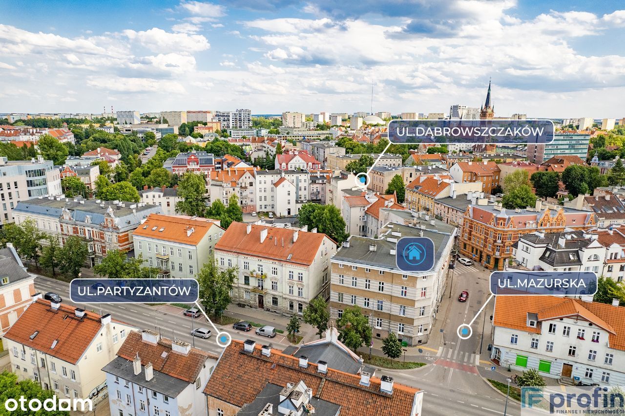 Duże mieszkanie w centrum 4 pokoje Mazurska Olszty