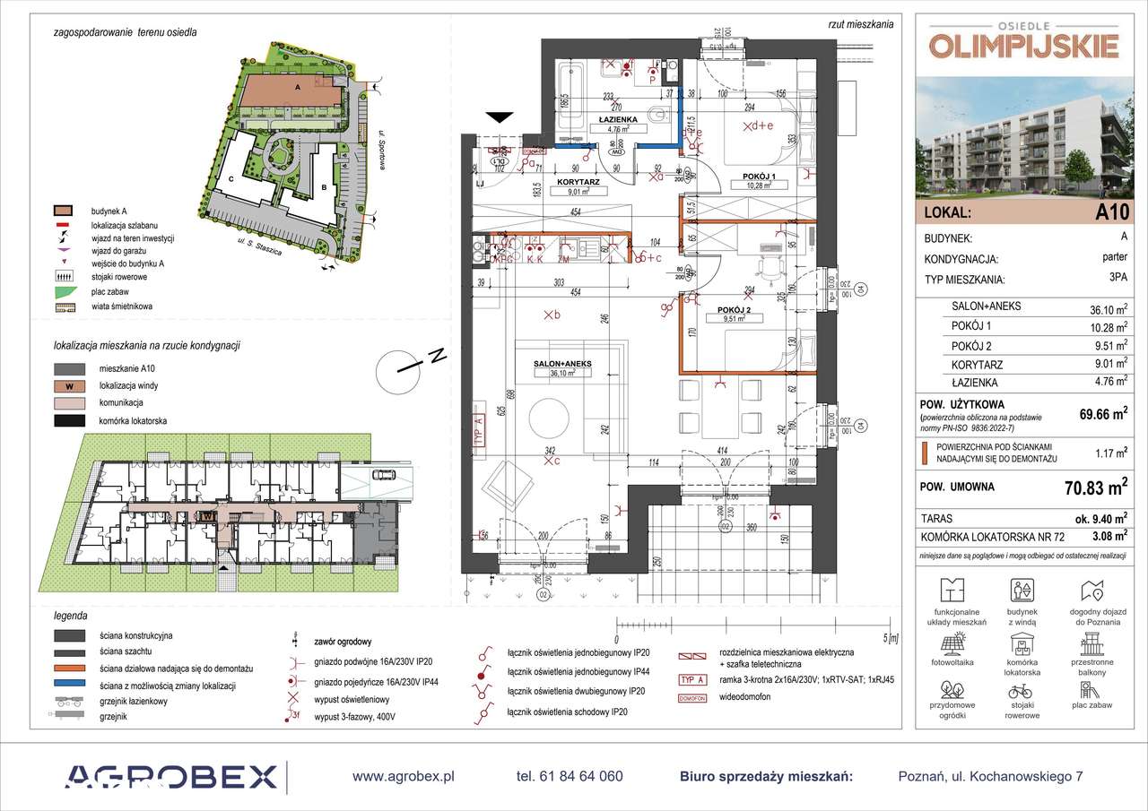 Ulica Staszica | mieszkanie A10 - Pełny obrazek: 2/7