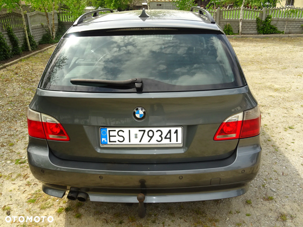 BMW E61 TITANGRAU II KLAPA TYŁ TYLNA OTWIERANA SZYBA SPOILER LOTKA - 1