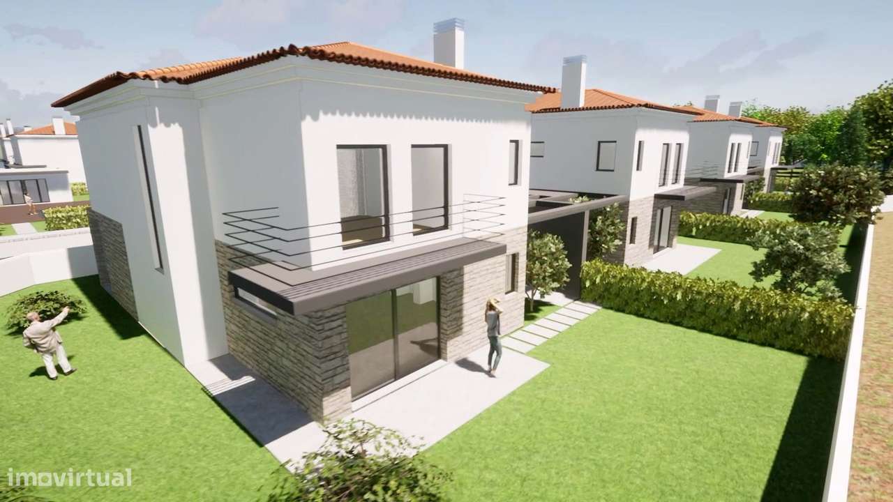 Terreno com projecto aprovado para moradias, S. João das Lampas, Sintr-13