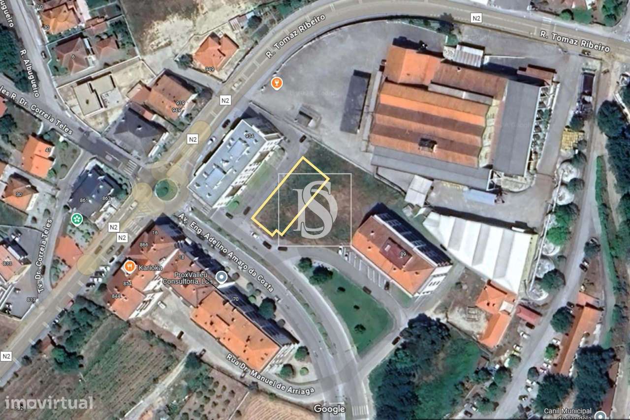 Lote de terreno para construção com  615m2  em Tondela - Grande imagem: 5/5