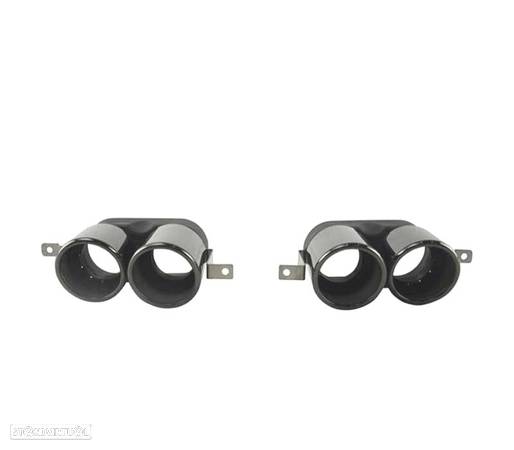 PONTEIRAS DE ESCAPE PARA BMW G20 G21 19- LOOK ROCK PRETAS - 4