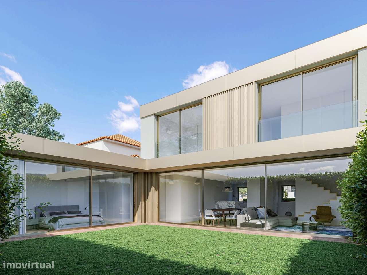 Moradia T4 de luxo com jardim em Aldoar, junto à Av. da Boavista - Grande imagem: 3/5