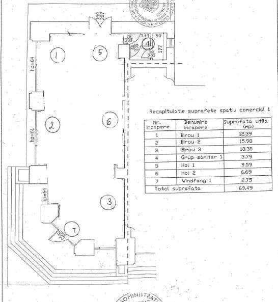 Spatiu central cu chirias - Imagine principală: 4/4