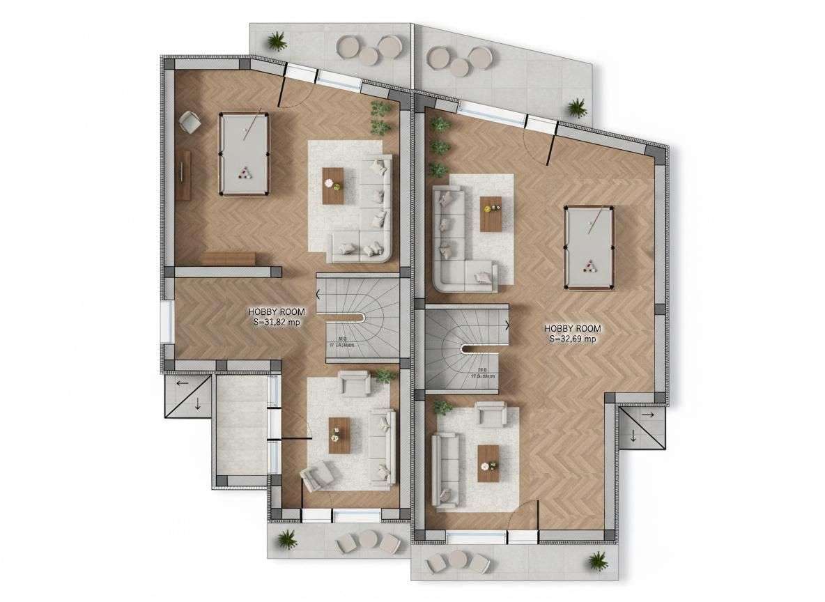 Otopeni – Vile individuale P+1+M | Design modern & clasic | Înaltă cal-10