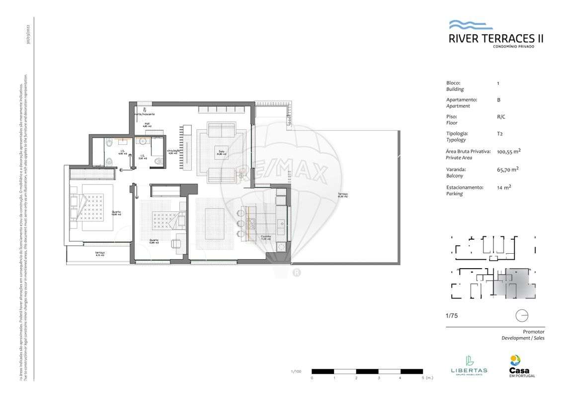 Apartamento T2 para venda - Grande imagem: 4/4