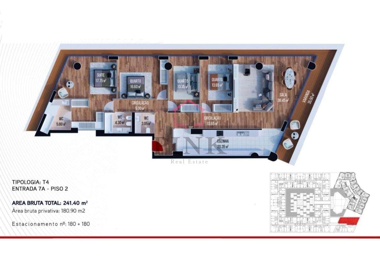 Apartamento Mobilado -  T4 no Plaza Madeira - Funchal-31