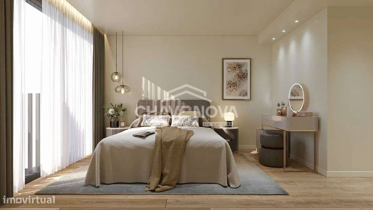 Apartamento T2 Novo com Varanda e Estacionamento – Vilar do Paraíso-10