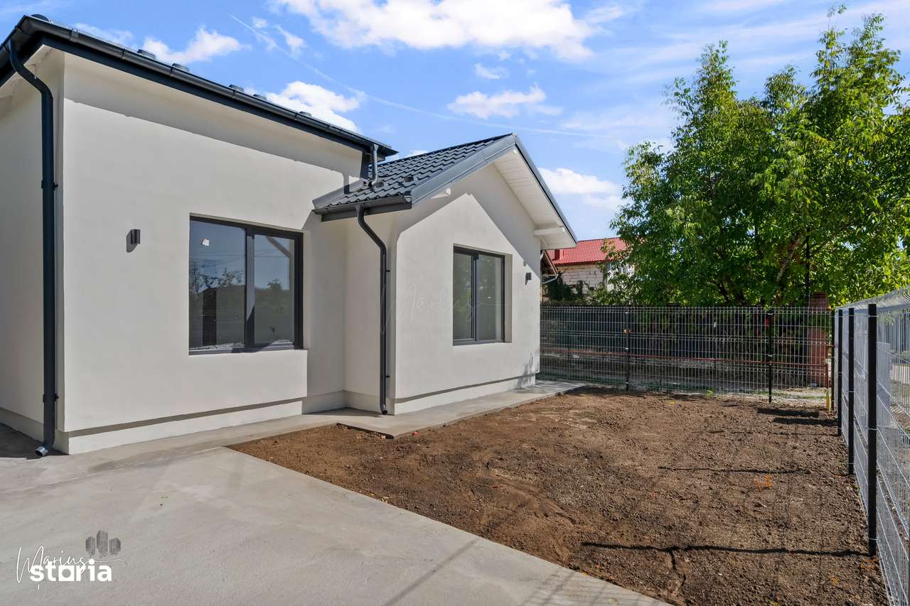 Casă nouă, parter, 500 mp teren  Siliștea Snagovului, la 500 m de lac!-8